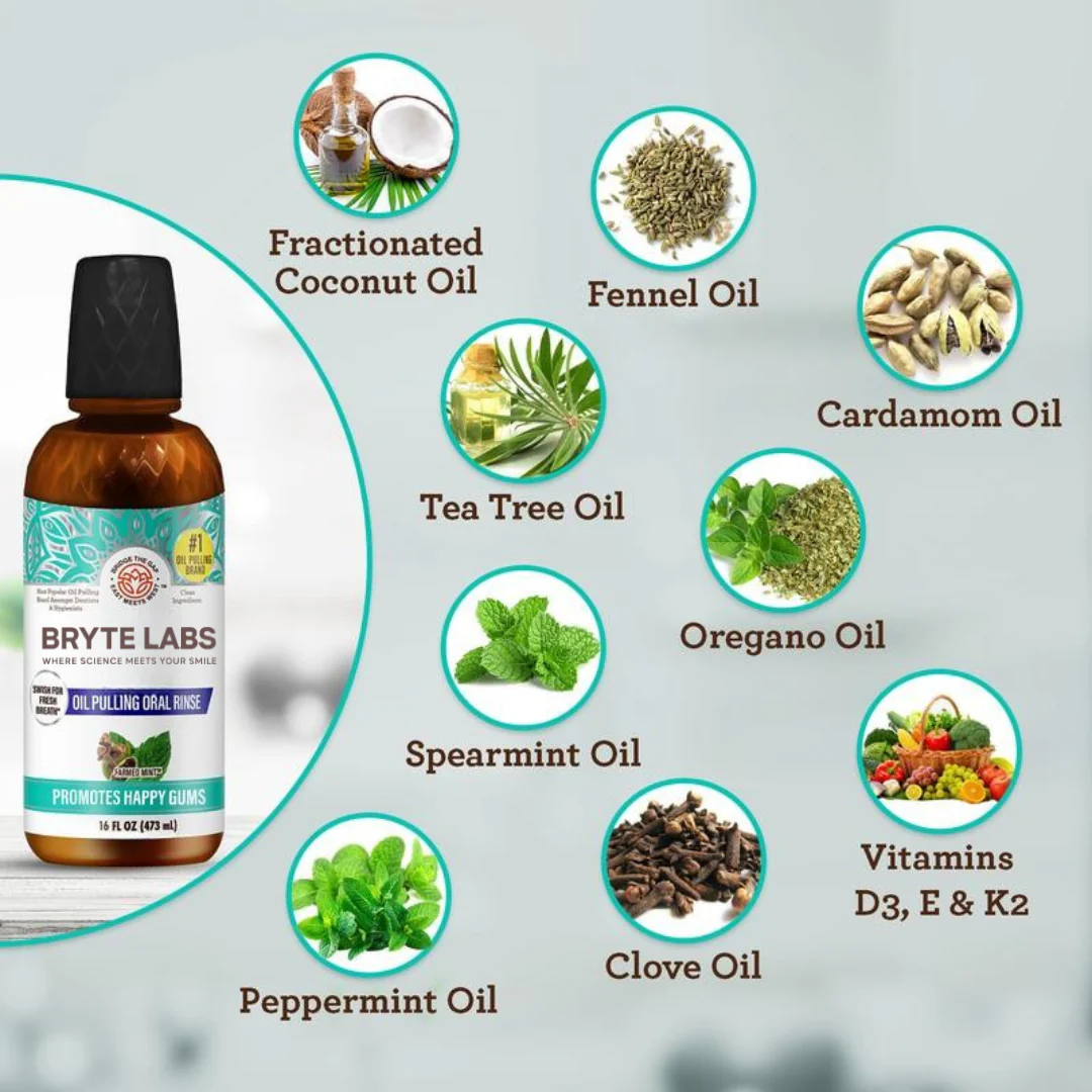 Cocomint Pulling Oil with 7 Essential Oils & Vitamins D, E & K2 - Image 3
